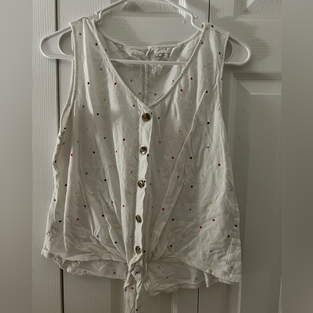 Loft blouse women’s size M white
